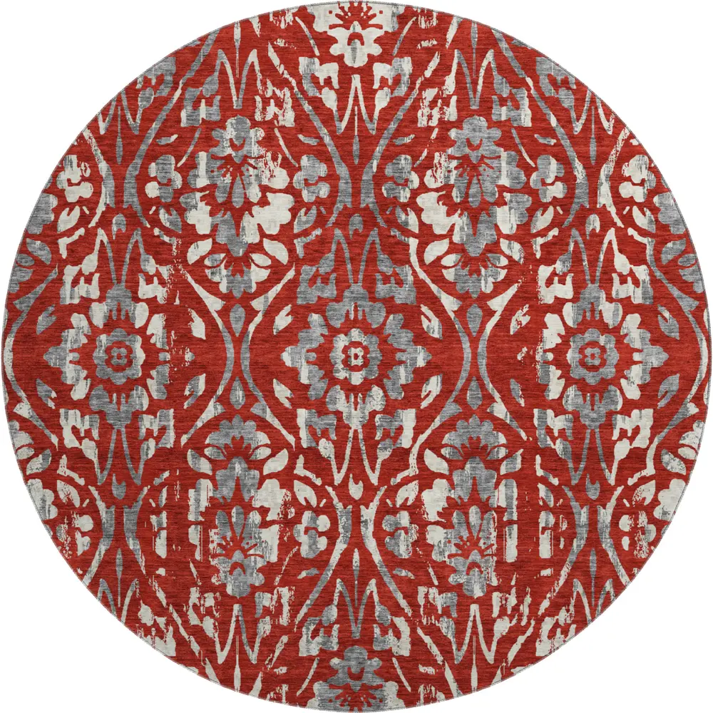 Mayfield AMF868 Red 8' x 8' Rug