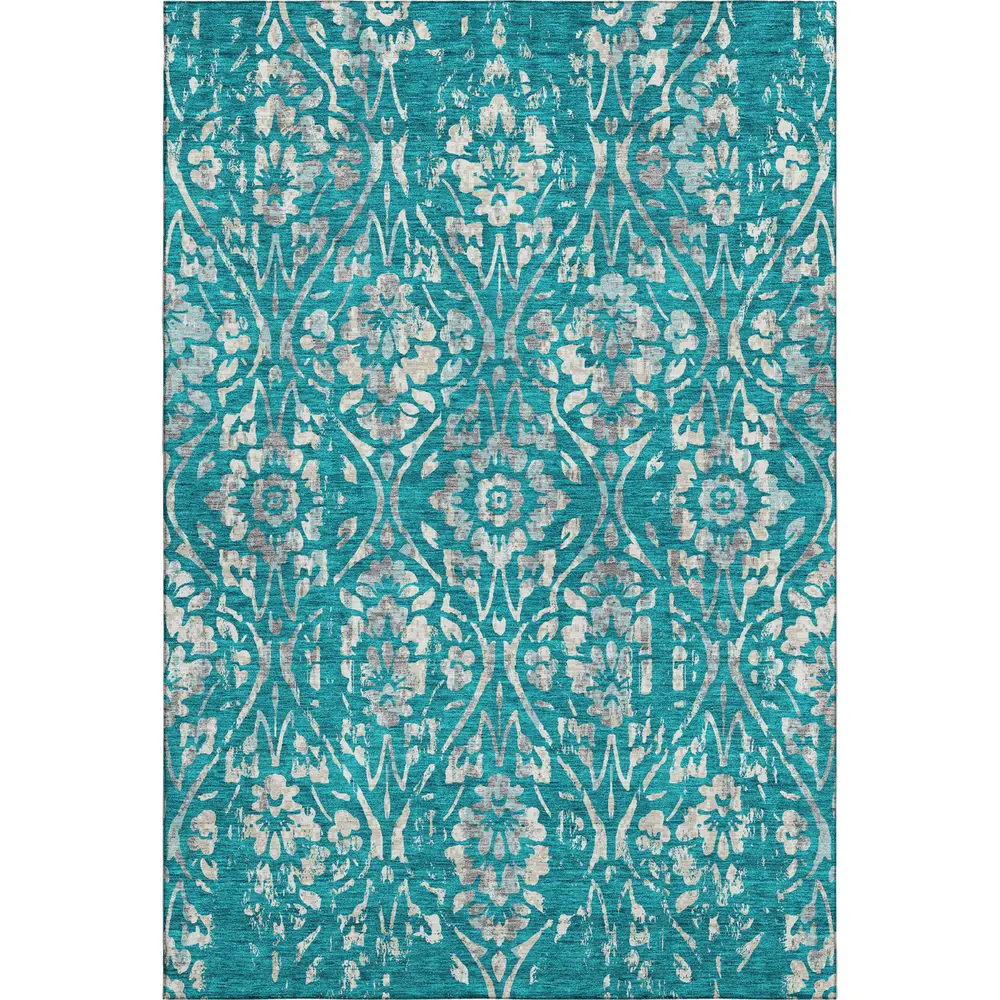 Mayfield AMF868 Teal 8' x 10' Rug