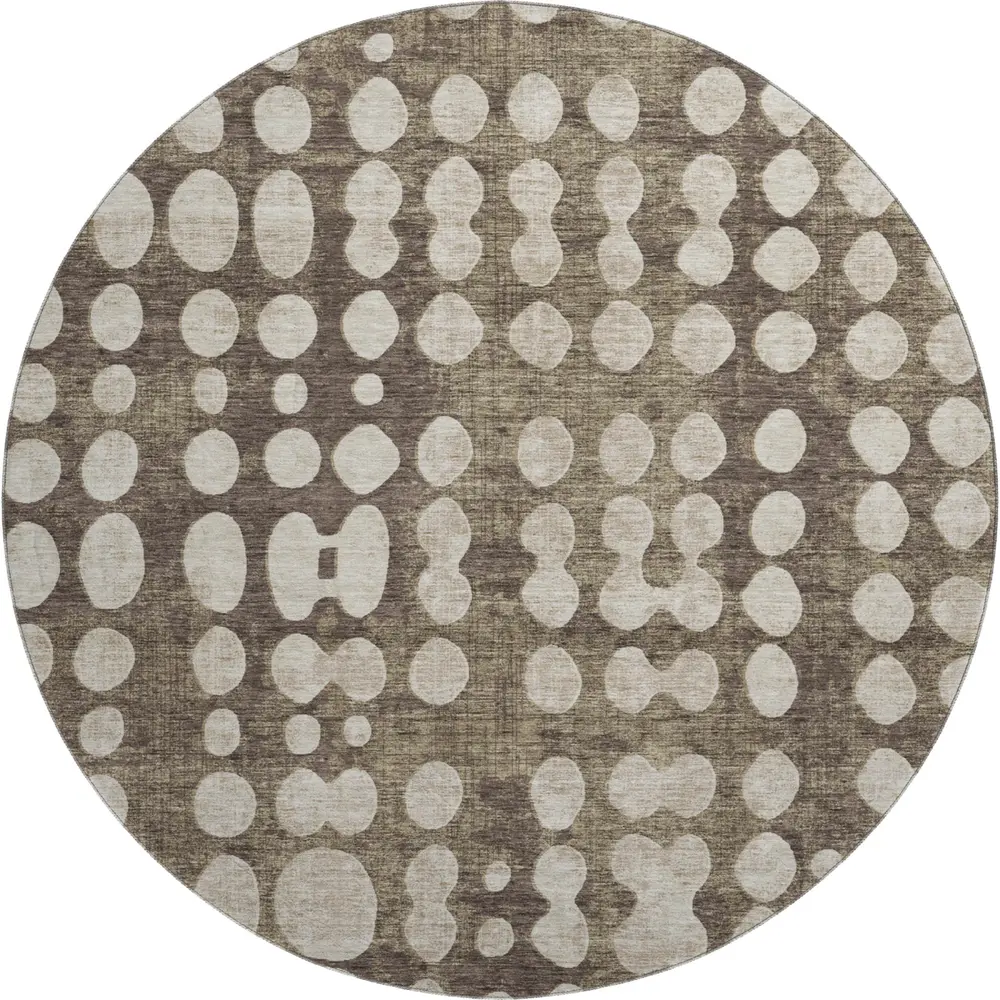 Mayfield AMF869 Brown 8' x 8' Rug