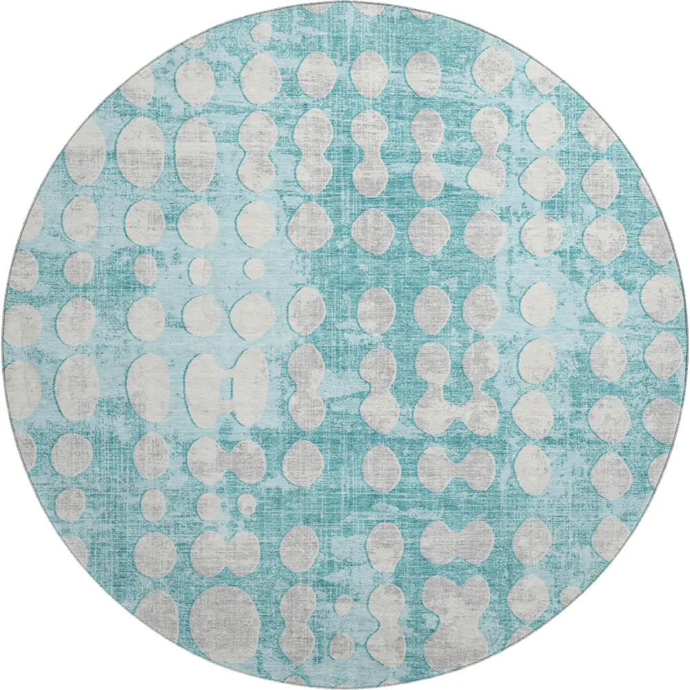 Mayfield AMF869 Teal 8' x 8' Rug