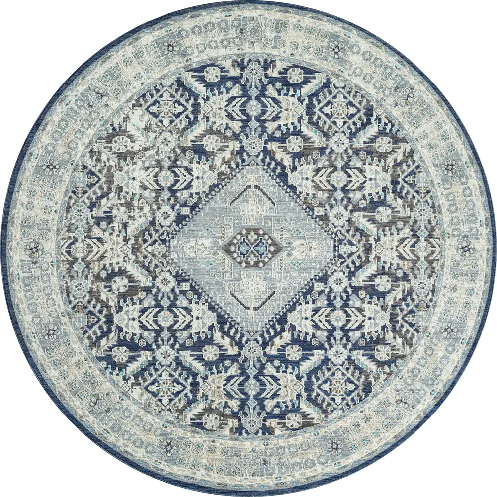 United Weavers Armada Austro Brown Round Rug 7'11