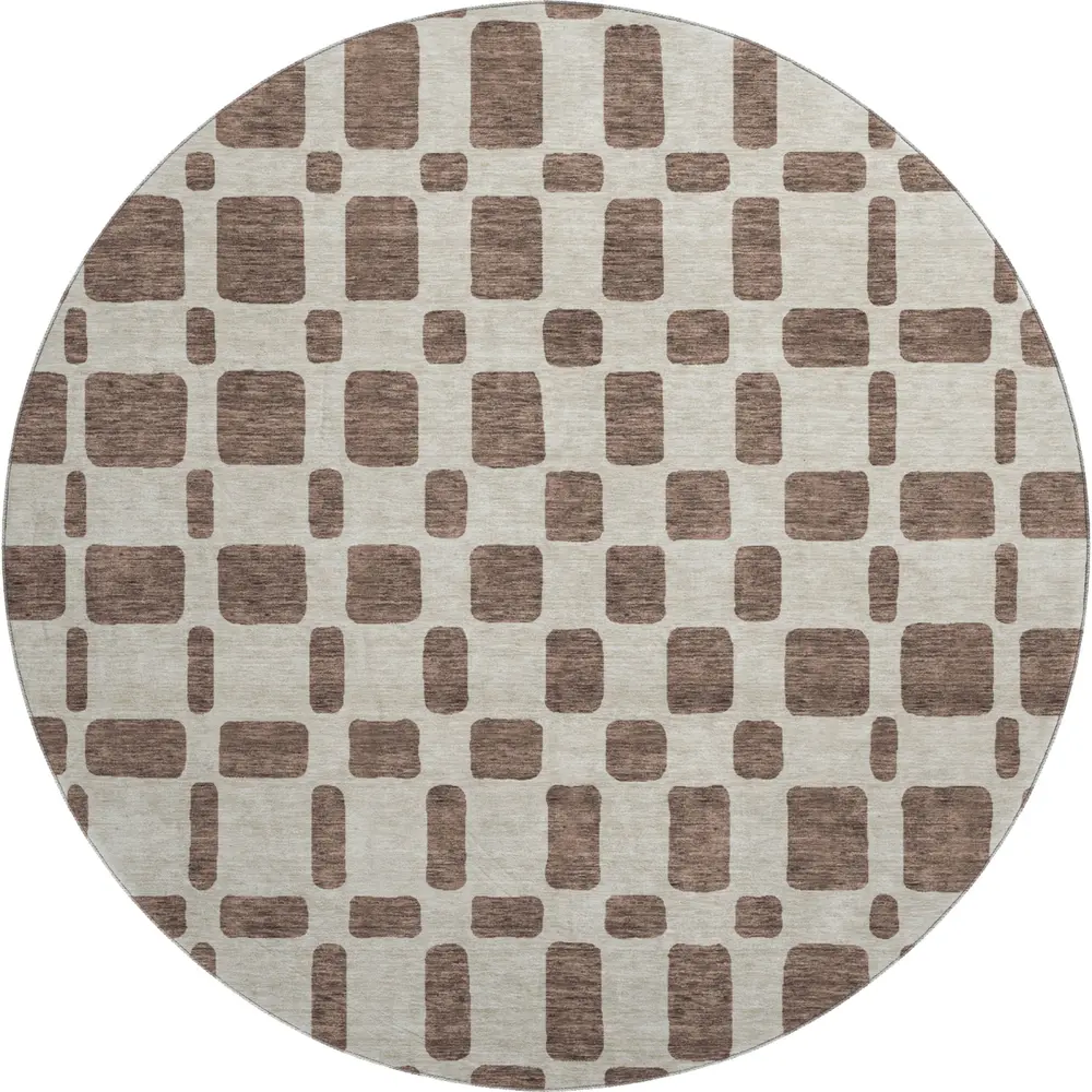 Mayfield AMF871 Brown 8' x 8' Rug