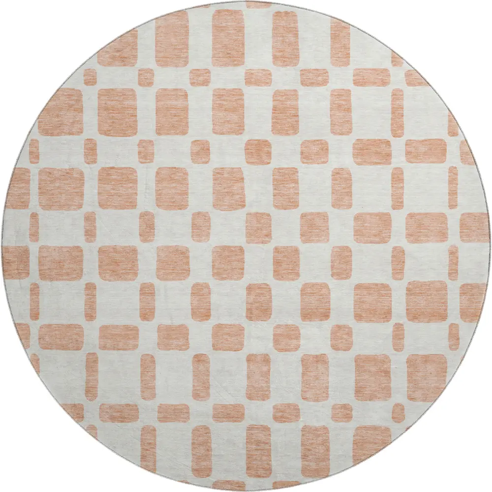 Mayfield AMF871 Peach 8' x 8' Rug