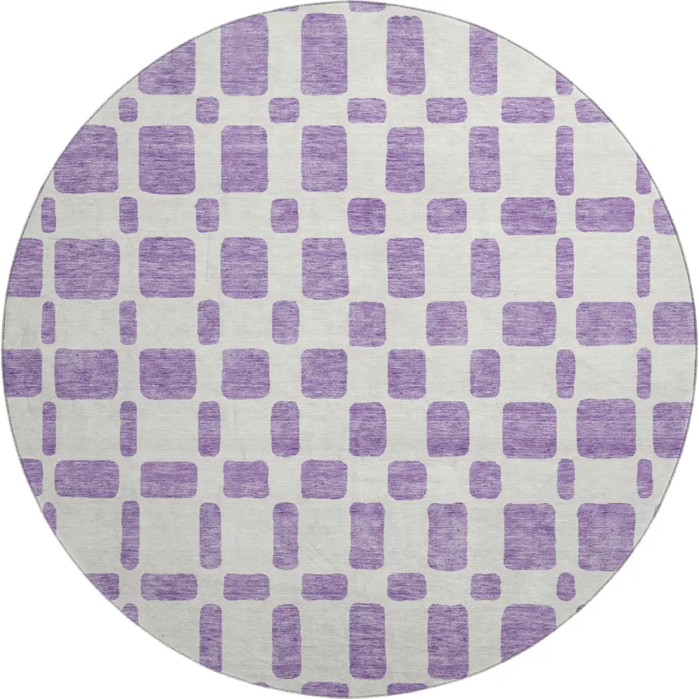 Mayfield AMF871 Purple 8' x 8' Rug