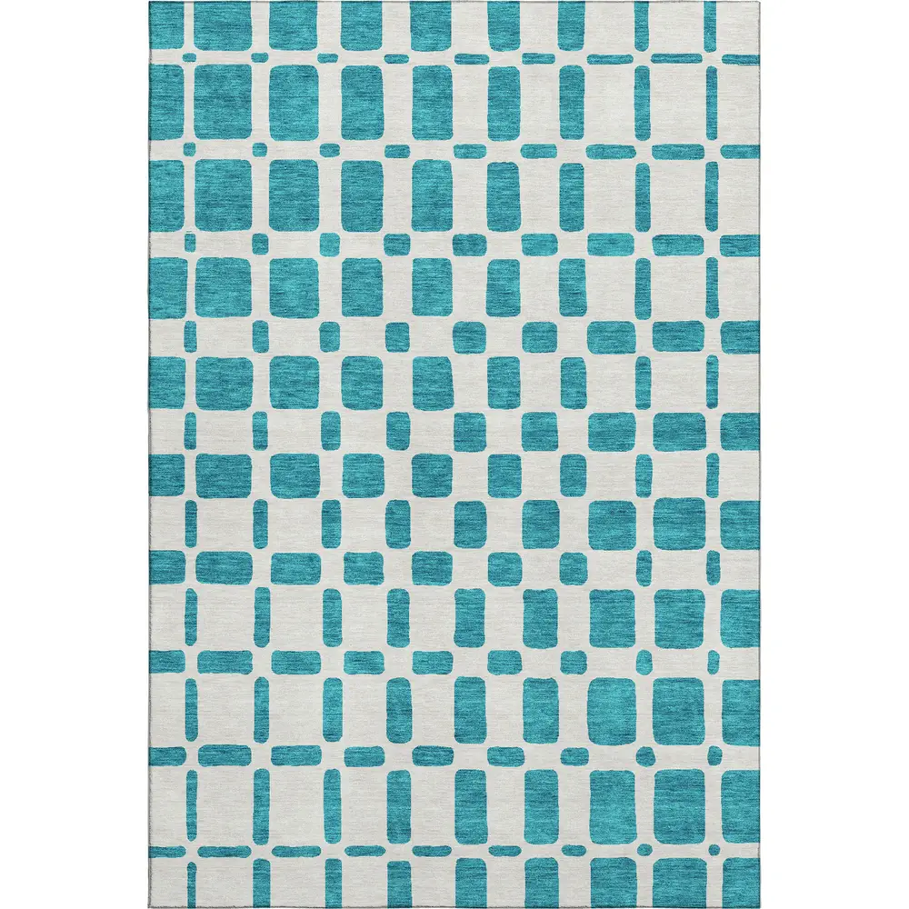 Mayfield AMF871 Teal 10' x 14' Rug