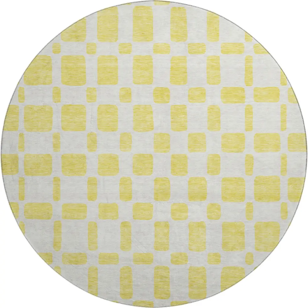 Mayfield AMF871 Yellow 8' x 8' Rug