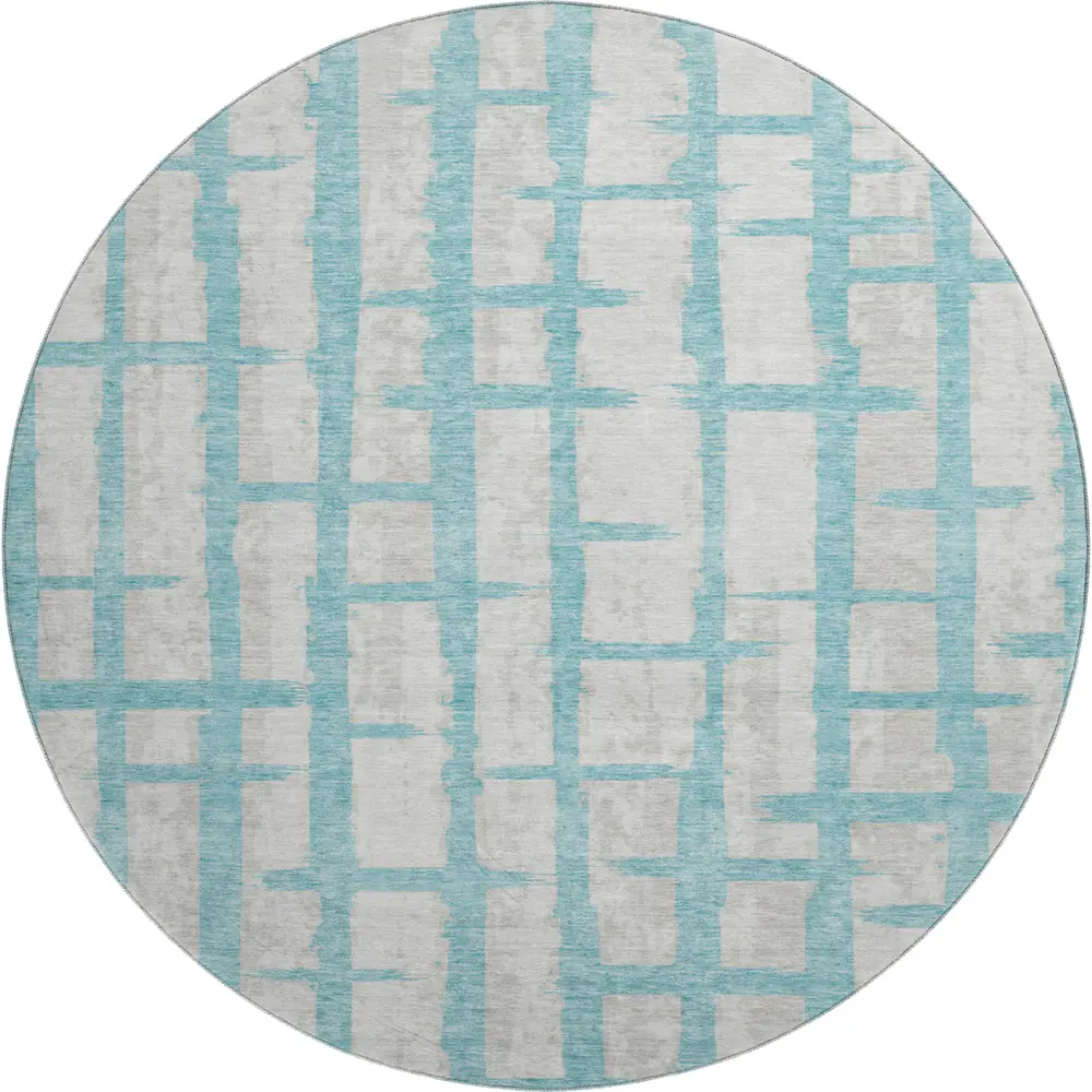 Mayfield AMF872 Teal 8' x 8' Rug