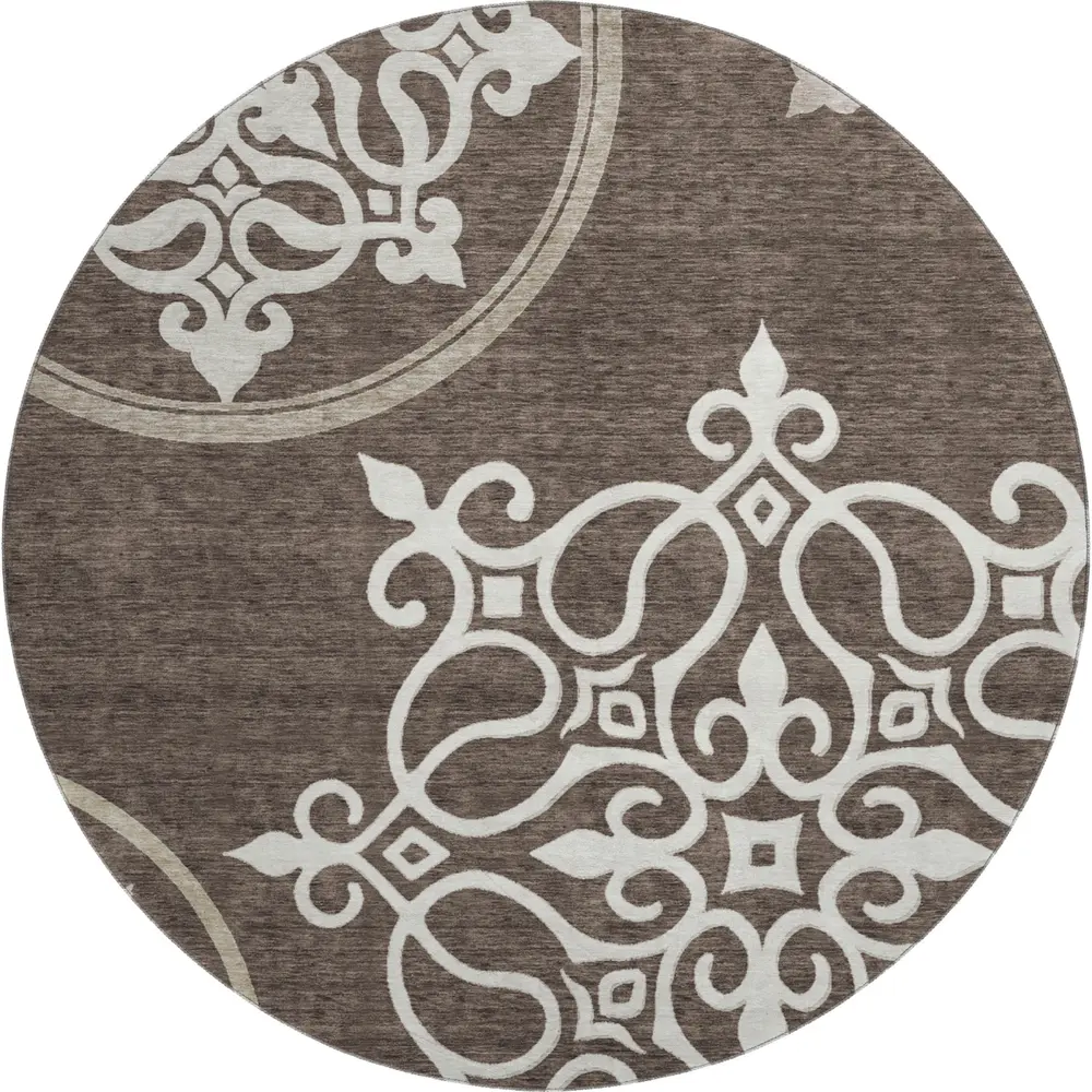 Mayfield AMF874 Chocolate 8' x 8' Rug