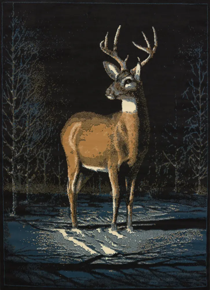 United Weavers Legends Winter Buck Multi Area Rug 5'3