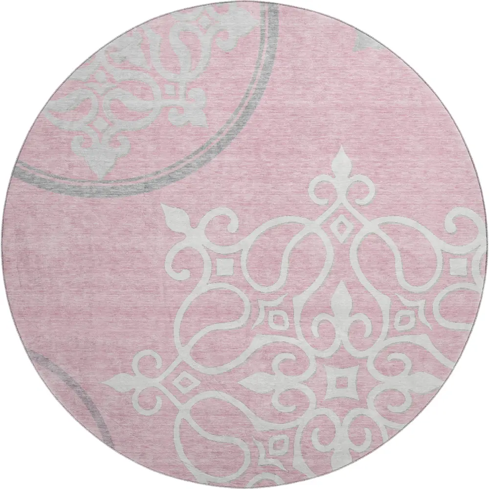 Mayfield AMF874 Pink 8' x 8' Rug