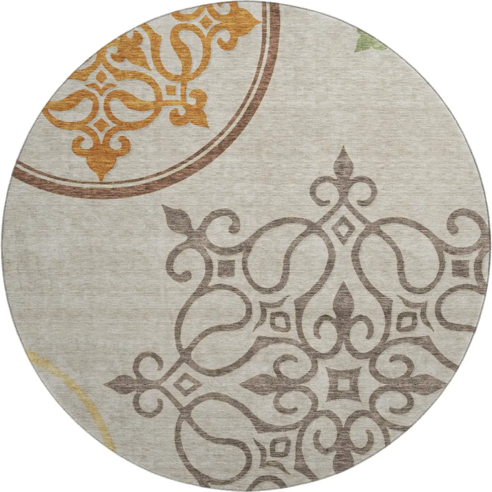 Mayfield AMF874 Taupe 8' x 8' Rug