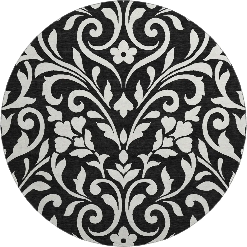 Mayfield AMF875 Black 8' x 8' Rug