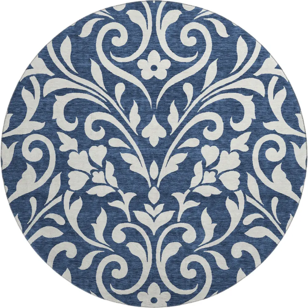 Mayfield AMF875 Navy 8' x 8' Rug