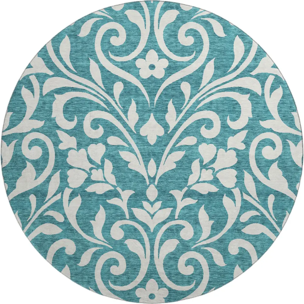 Mayfield AMF875 Teal 8' x 8' Rug