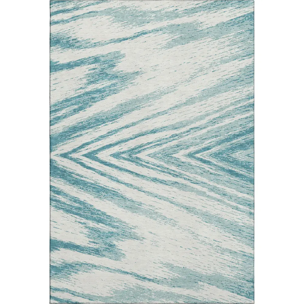 Mayfield AMF876 Teal 10' x 14' Rug