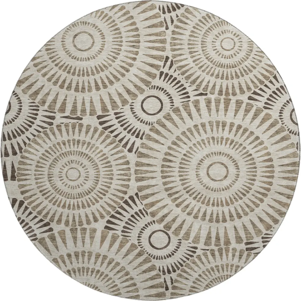 Mayfield AMF877 Brown 8' x 8' Rug