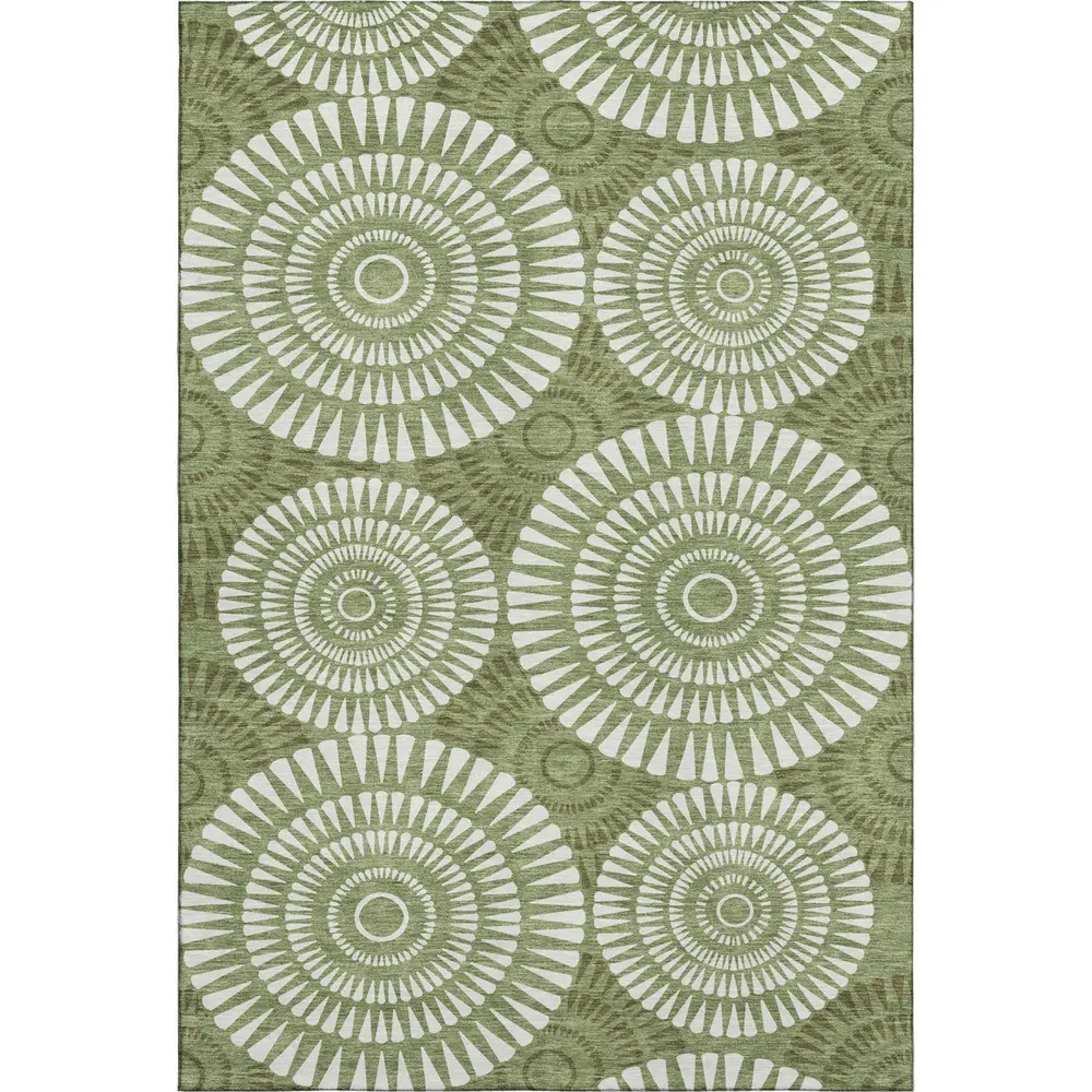 Mayfield AMF877 Green 10' x 14' Rug
