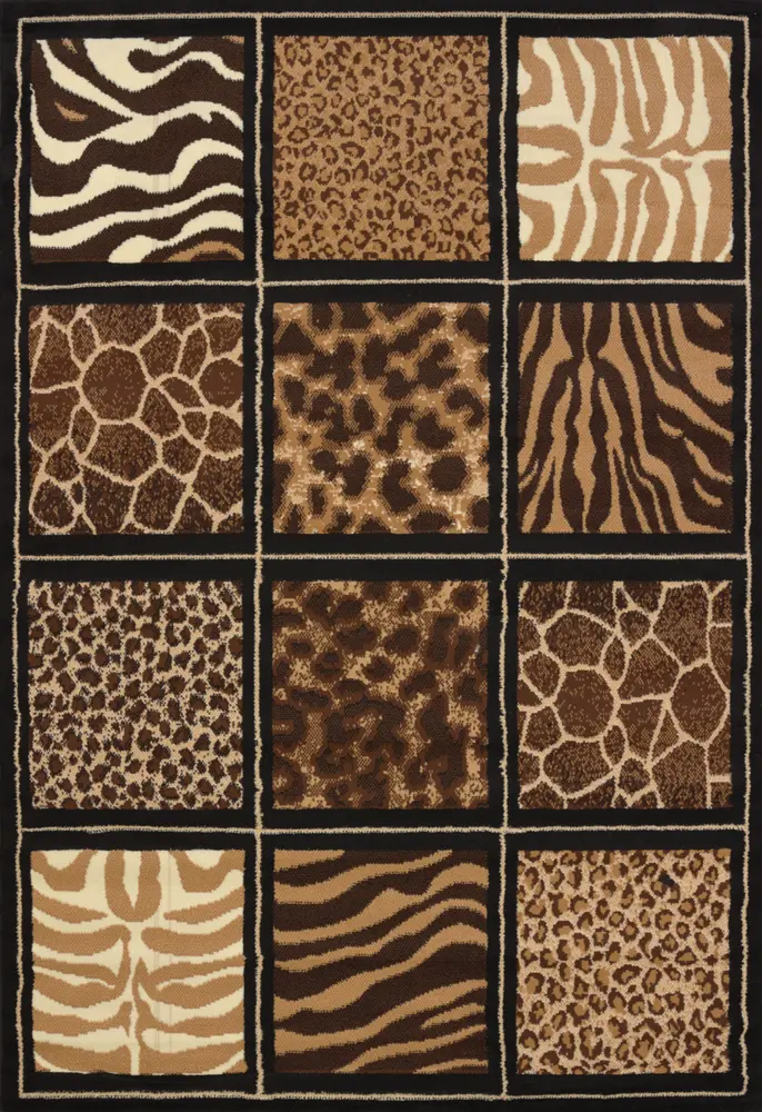 United Weavers Legends Safari Square Multi Area Rug 5'3