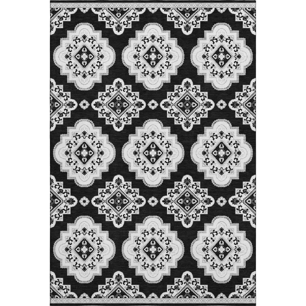 Mayfield AMF878 Black 3' x 5' Rug