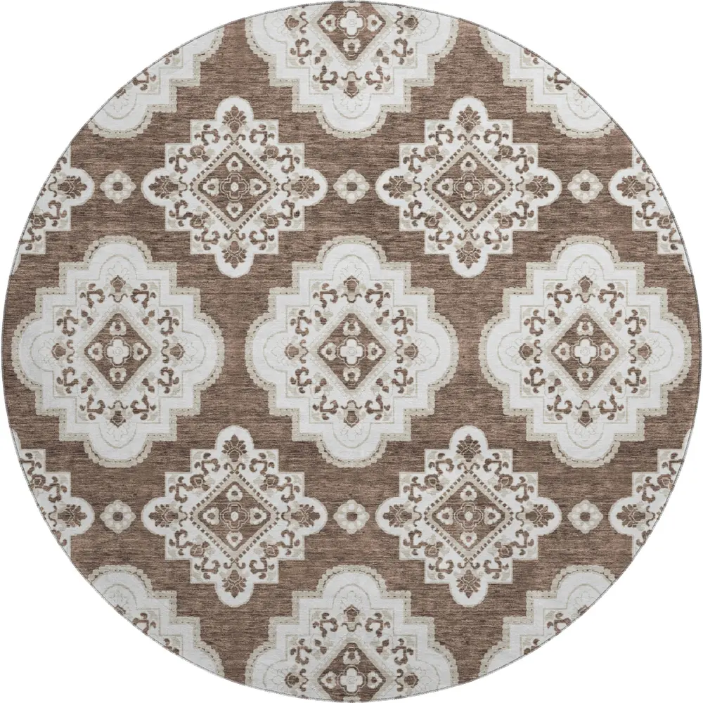 Mayfield AMF878 Brown 8' x 8' Rug