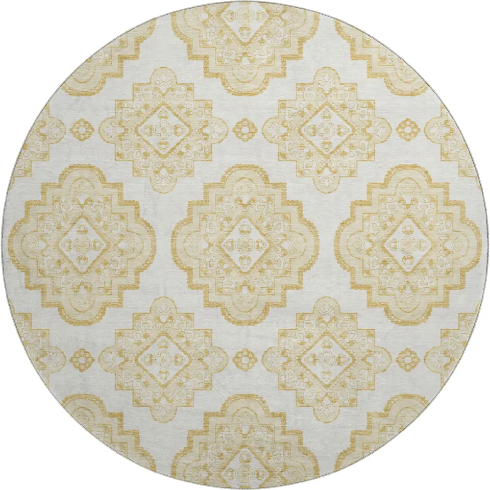 Mayfield AMF878 Gold 8' x 8' Rug