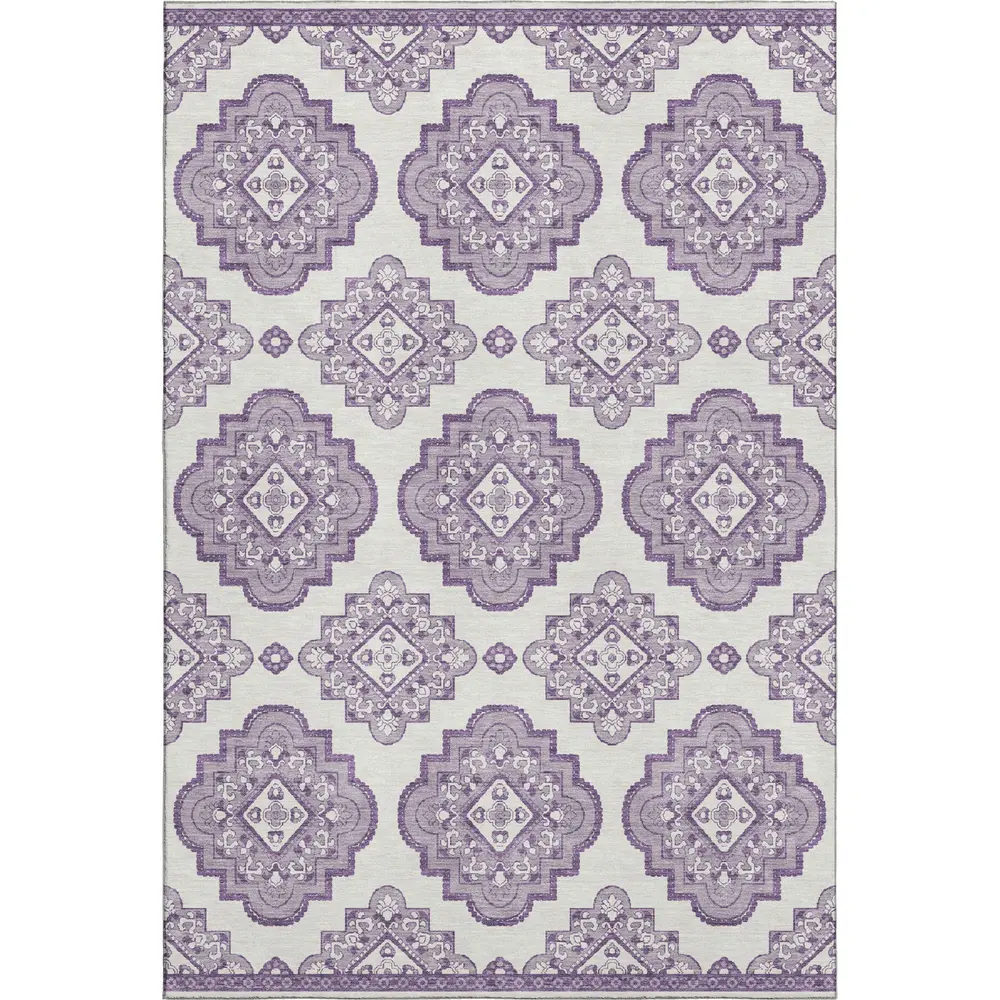 Mayfield AMF878 Lavender 3' x 5' Rug