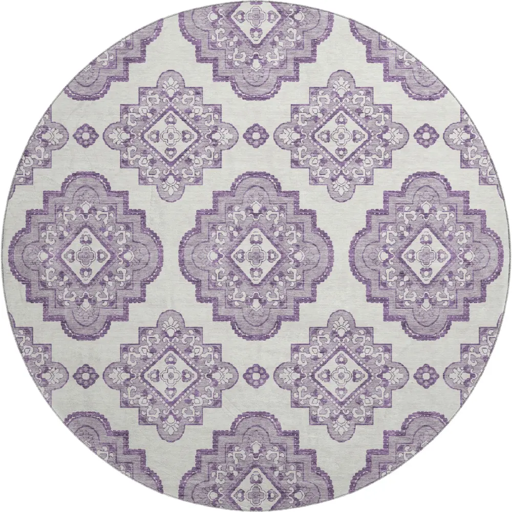 Mayfield AMF878 Lavender 8' x 8' Rug