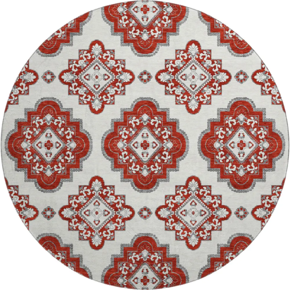 Mayfield AMF878 Red 8' x 8' Rug