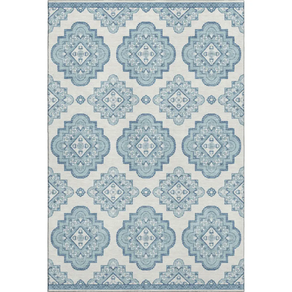 Mayfield AMF878 Teal 8' x 10' Rug