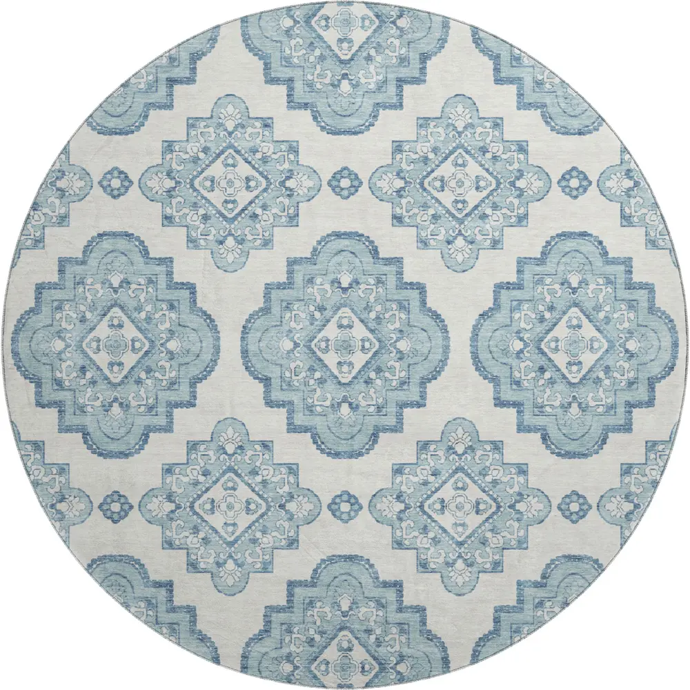 Mayfield AMF878 Teal 8' x 8' Rug