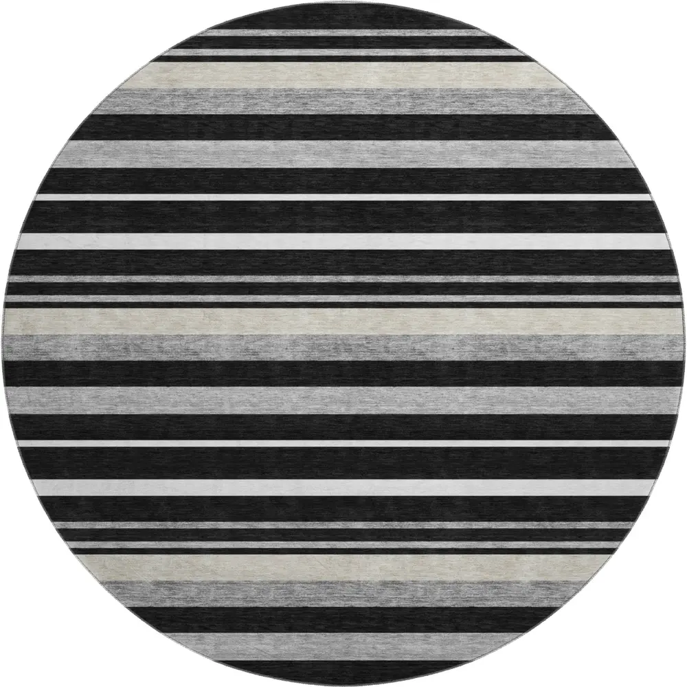 Mayfield AMF879 Black 8' x 8' Rug