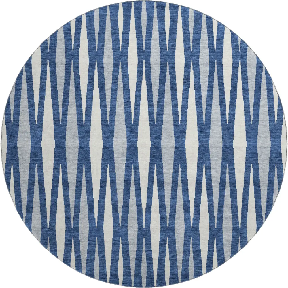 Mayfield AMF881 Navy 8' x 8' Rug