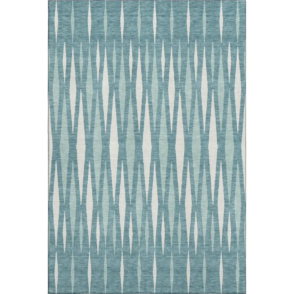 Mayfield AMF881 Teal 8' x 10' Rug