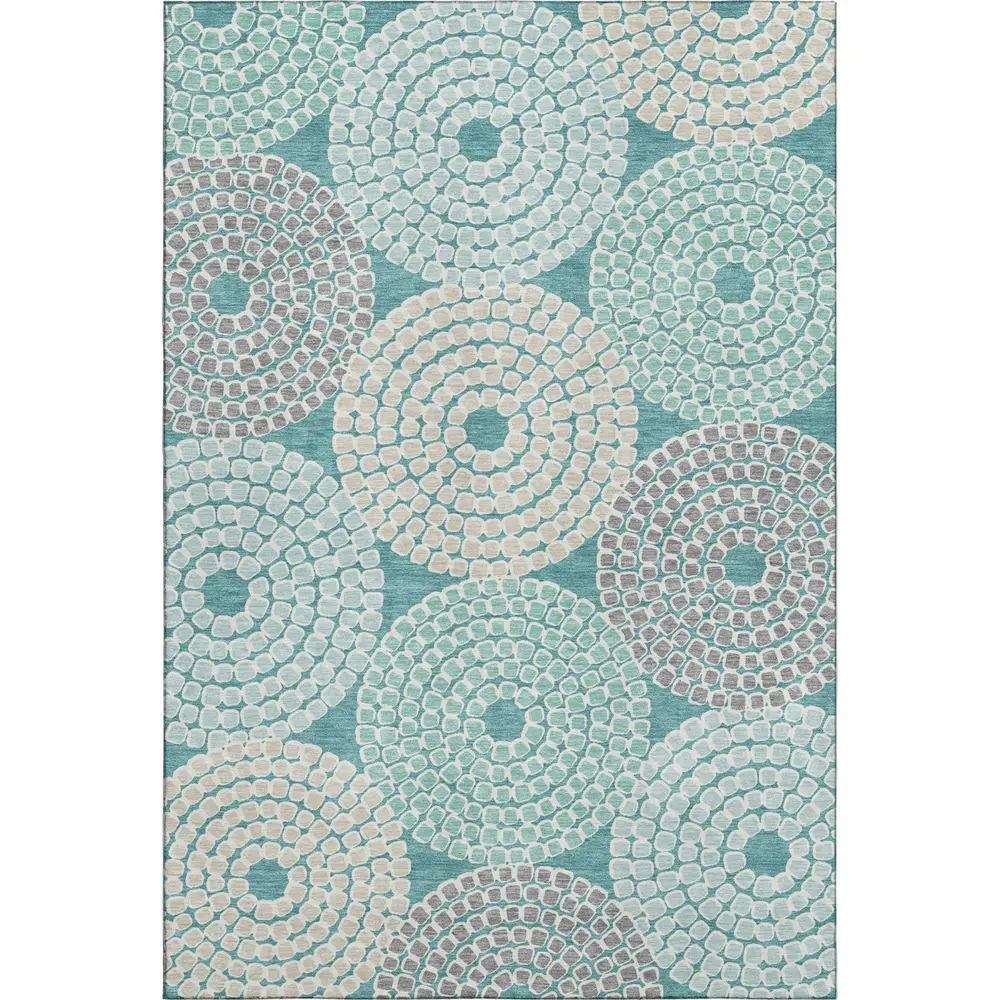 Mayfield AMF882 Teal 9' x 12' Rug
