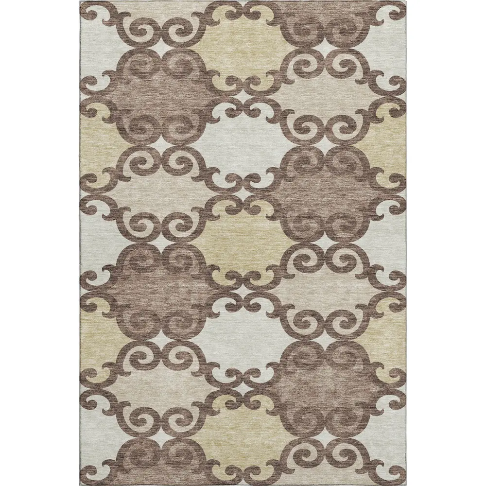 Mayfield AMF883 Brown 9' x 12' Rug