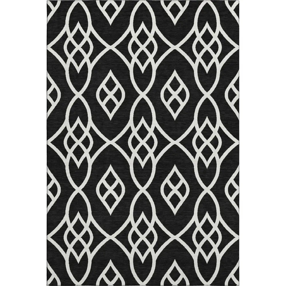 Mayfield AMF884 Black 3' x 5' Rug