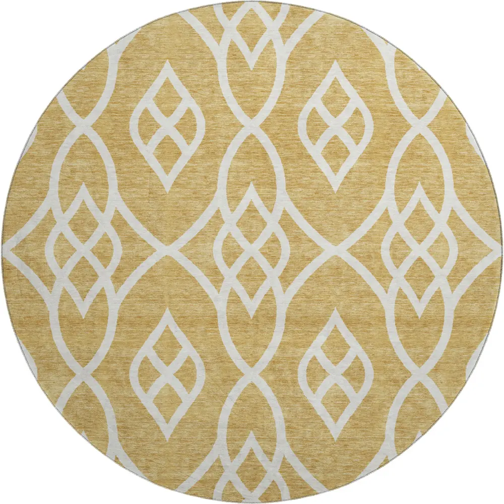Mayfield AMF884 Gold 8' x 8' Rug