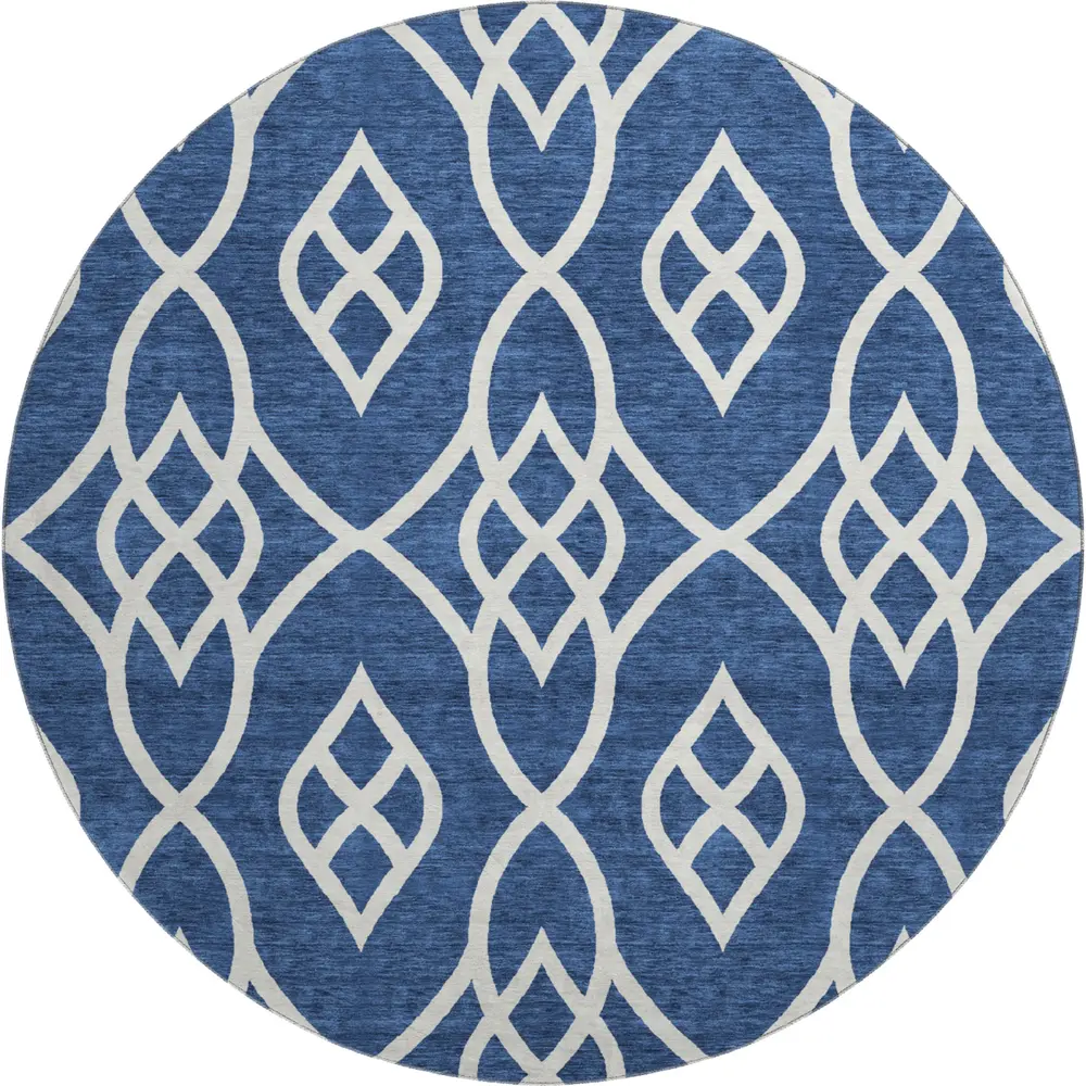Mayfield AMF884 Navy 8' x 8' Rug