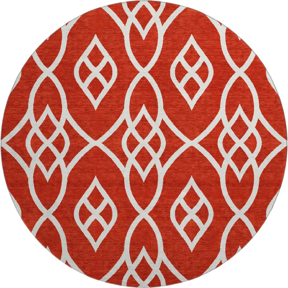 Mayfield AMF884 Red 8' x 8' Rug