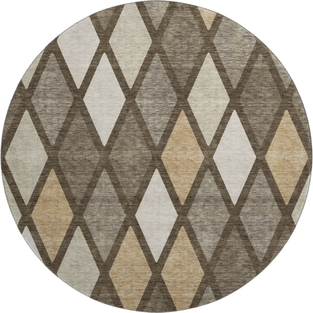 Mayfield AMF887 Brown 8' x 8' Rug