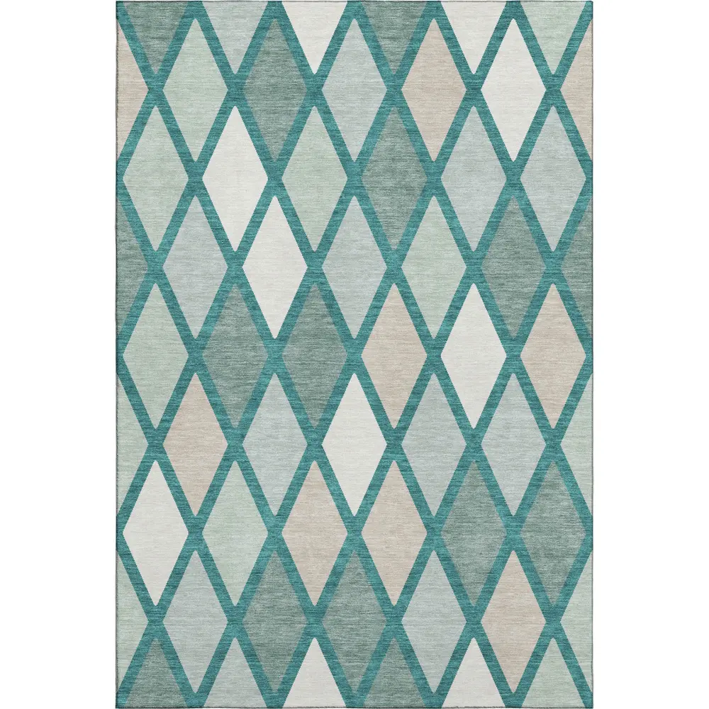 Mayfield AMF887 Teal 10' x 14' Rug