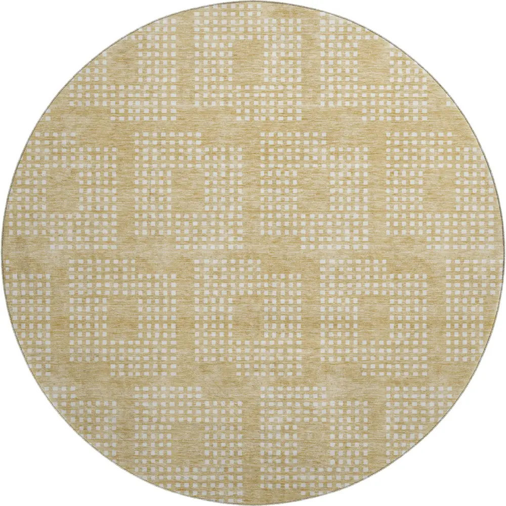 Mayfield AMF890 Gold 8' x 8' Rug