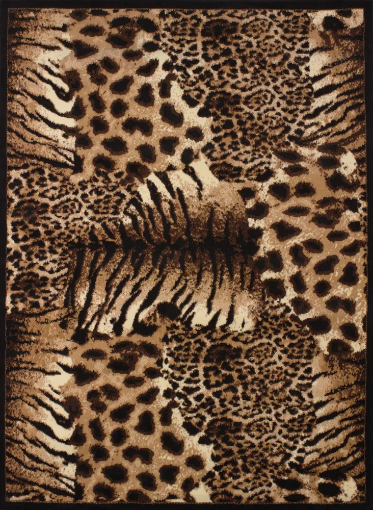 United Weavers Legends Painted Skins Multi Area Rug 5'3