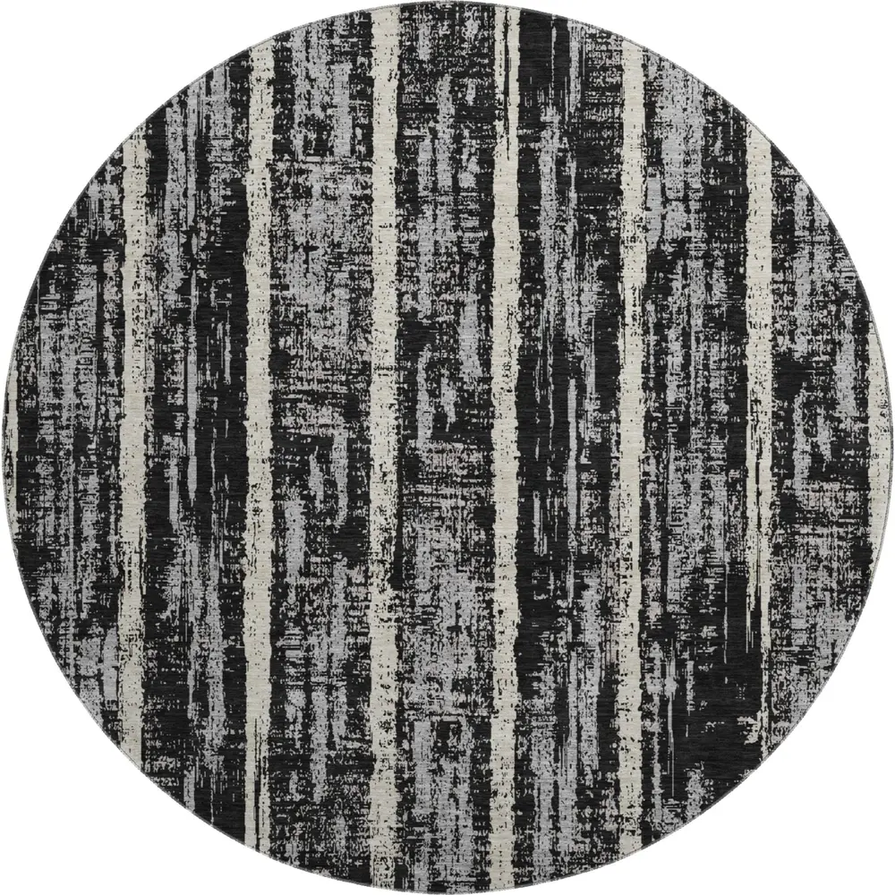 Mayfield AMF892 Black 8' x 8' Rug