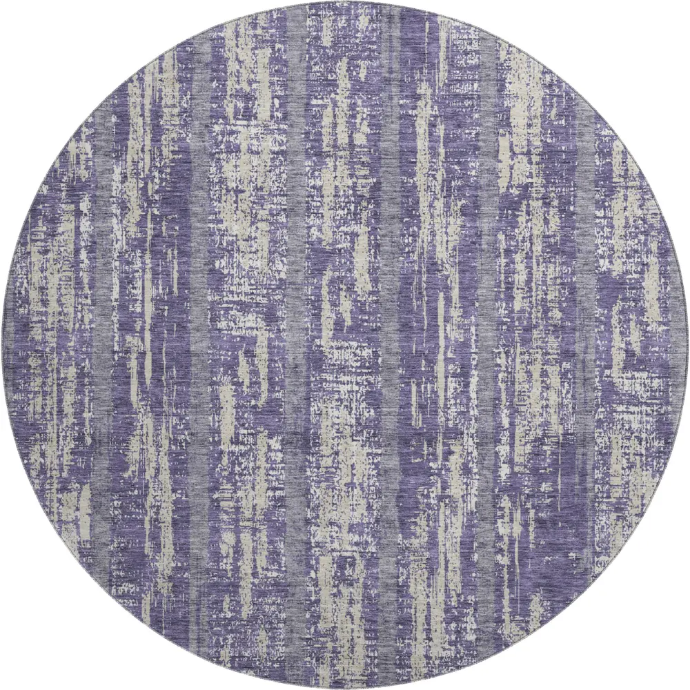 Mayfield AMF892 Purple 8' x 8' Rug