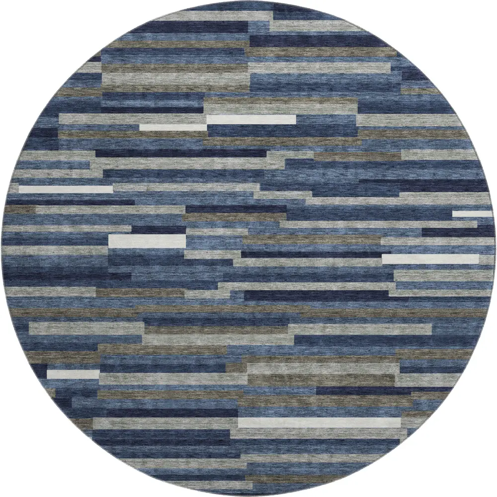 Mayfield AMF894 Navy 8' x 8' Rug