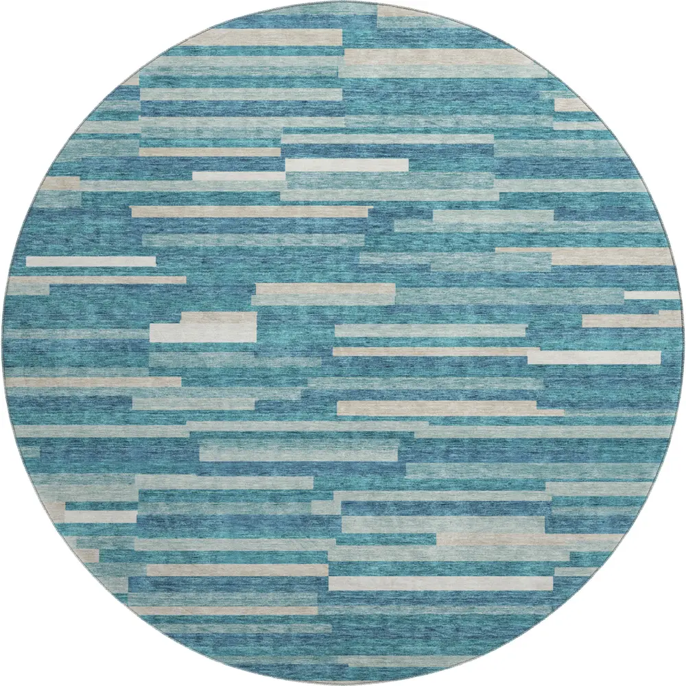 Mayfield AMF894 Teal 8' x 8' Rug