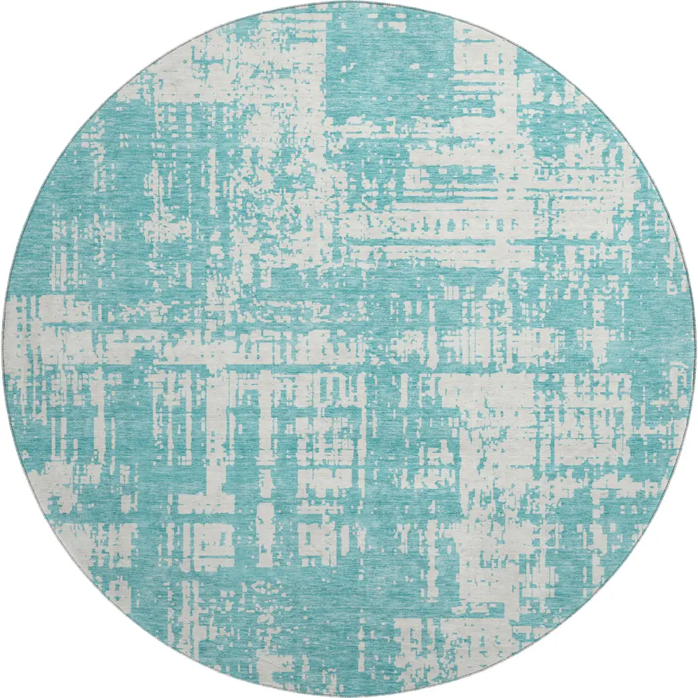 Mayfield AMF895 Aqua 8' x 8' Rug