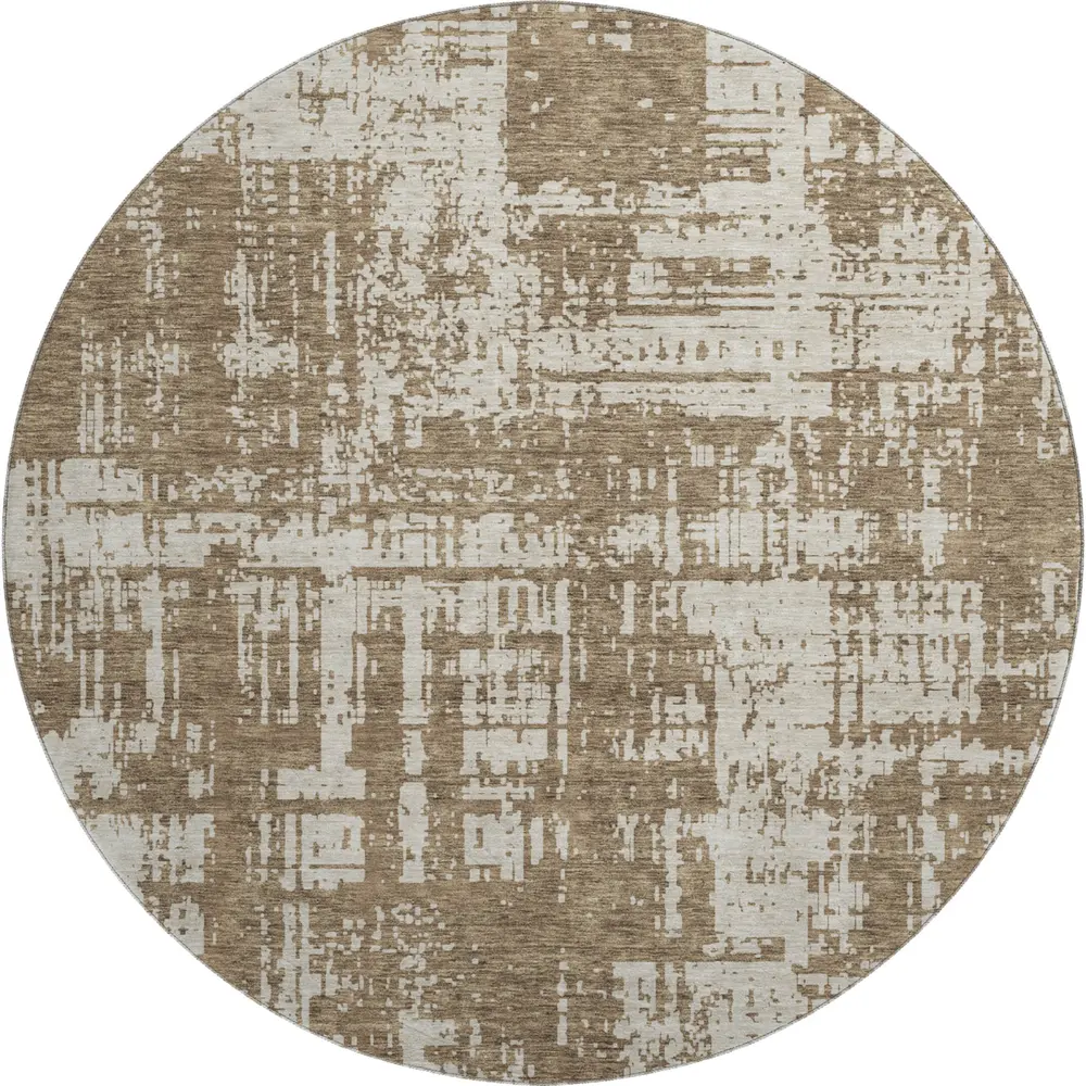 Mayfield AMF895 Brown 8' x 8' Rug