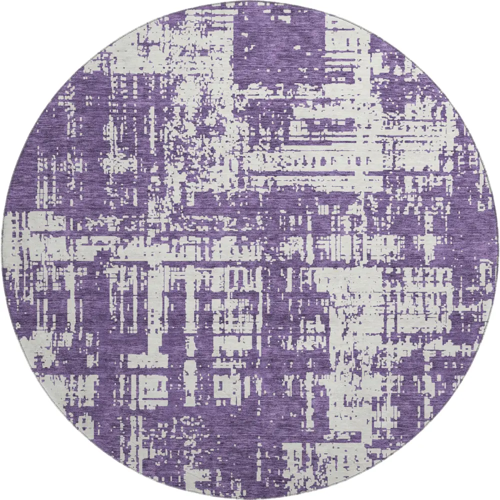 Mayfield AMF895 Purple 8' x 8' Rug